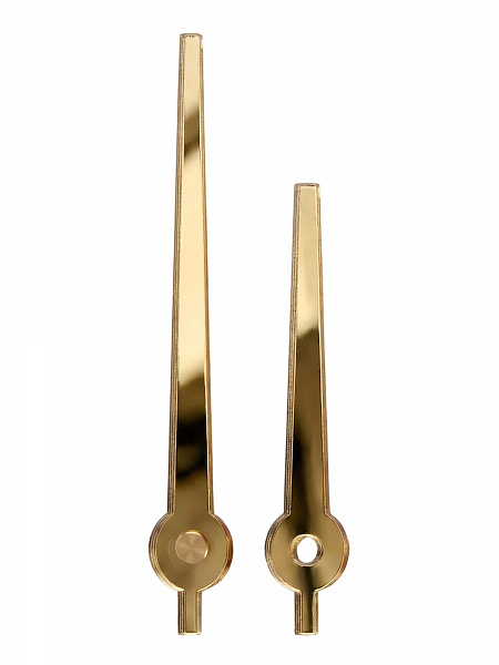 Стрелки для часов 017GD 135/86 мм., акрил, золотистый